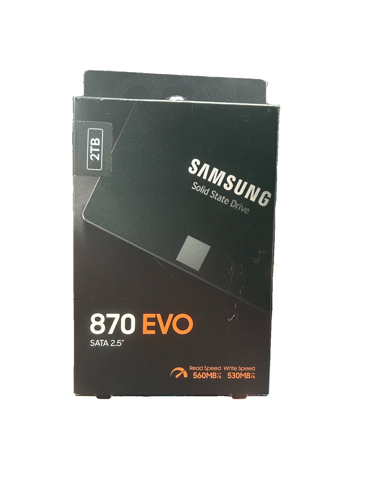 Samsung 870 EVO 2TB SATA 2.5in Internal SSD Black 560MB/s Read 530MB/s
