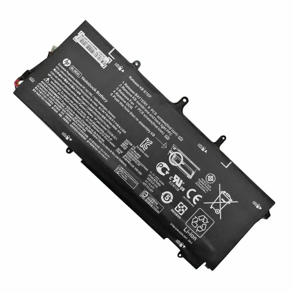 New Genuine BL06XL BL06042XL 42Wh Battery for HP EliteBook Folio 1040 G1,G2