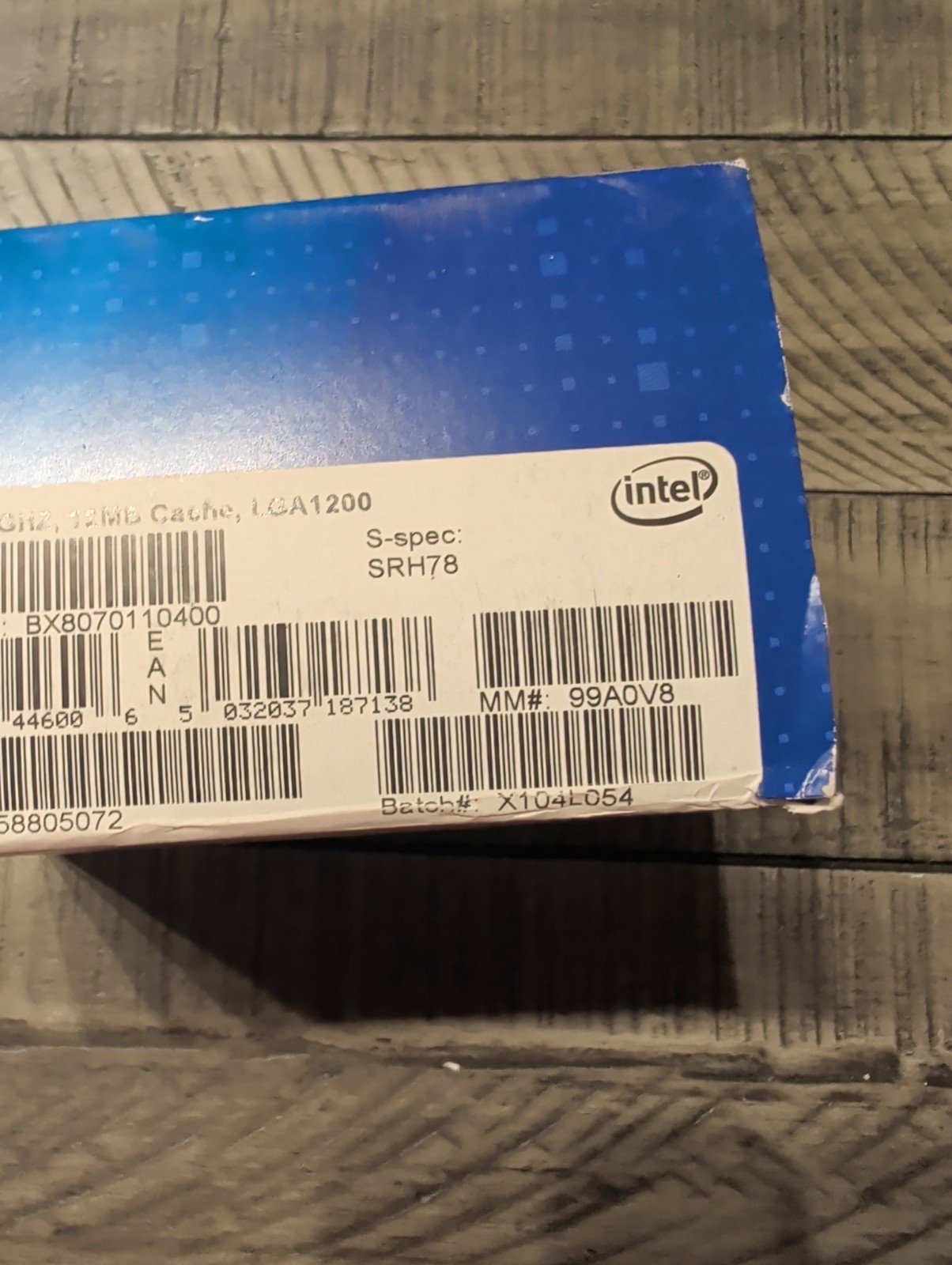 New Intel Core i5 10400 w/10th GEN (14nm) Architecture and 6 cores / 12 threads