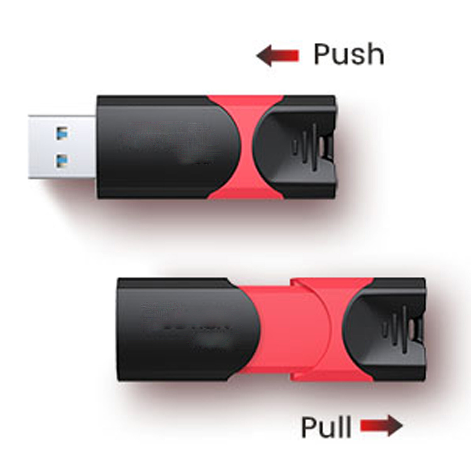 64GB USB 3.0 Flash Drive USB Memory Stick High Speed Retractable USB Thumb Drive