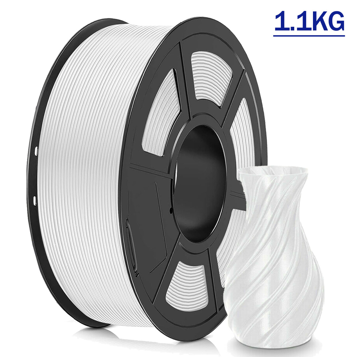JAYO 10KG 1.75mm PETG Filament 3D Printer Consumables High Toughness Black