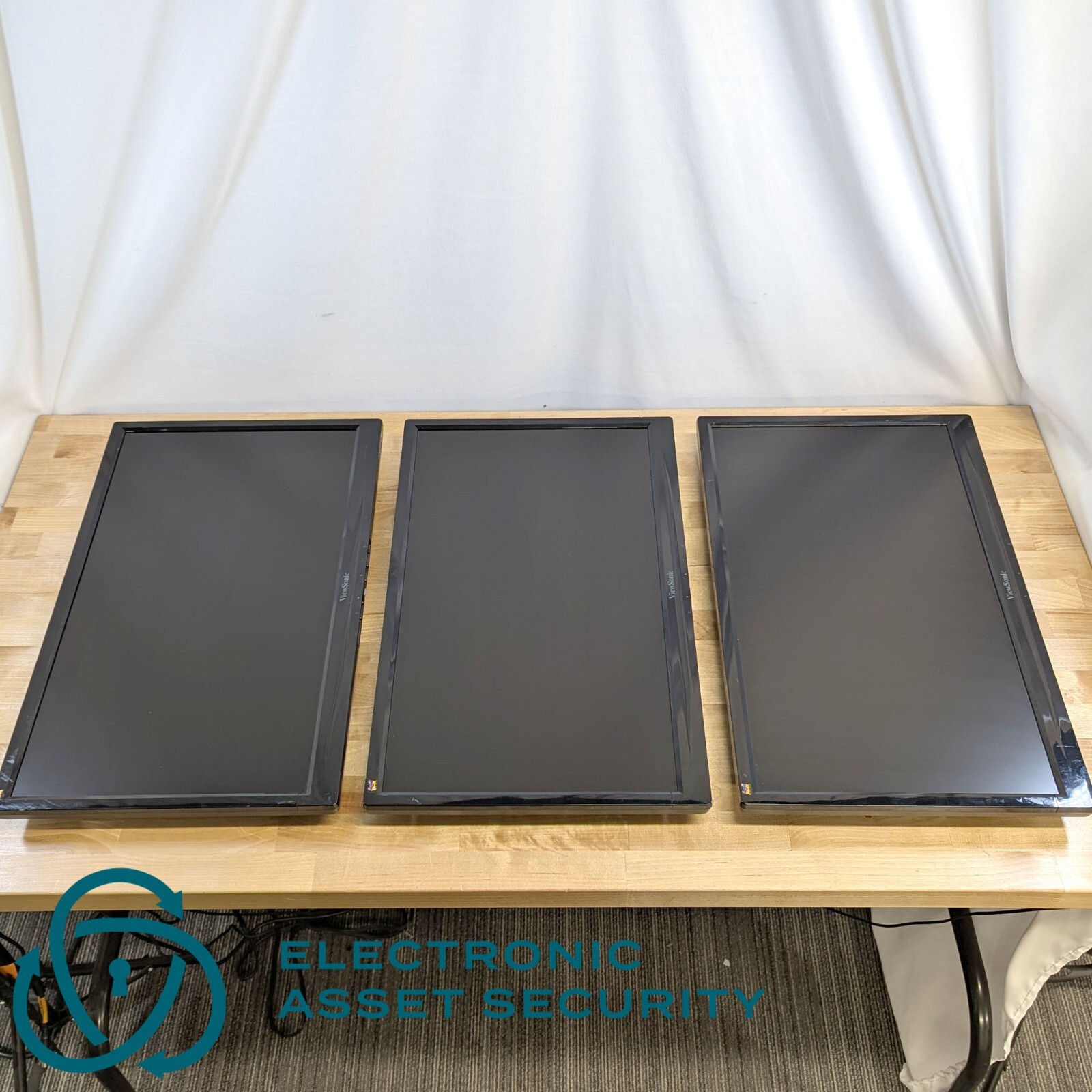 (Lot of 3) ViewSonic VA2246M | 22″ 1920×1080 LED Monitor | (No Stands/AC)