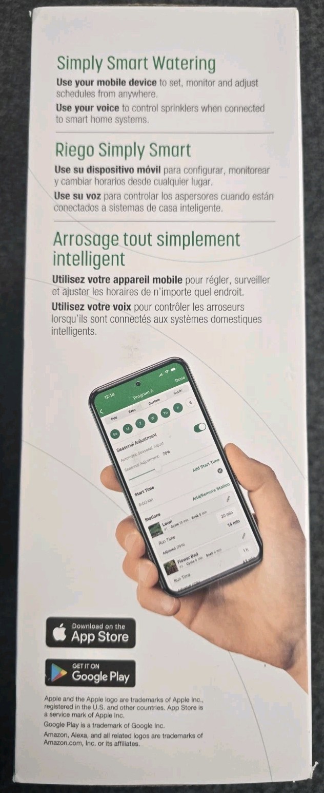 Rain Bird ARC8 8-Zone App Based Smart Residential Irrigation Controller – C53114