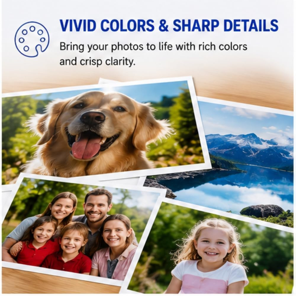 400 Sheets 4X6 Photo Paper Glossy 180Gsm Premium Inkjet Printer Paper, 4″X 6″ Wa