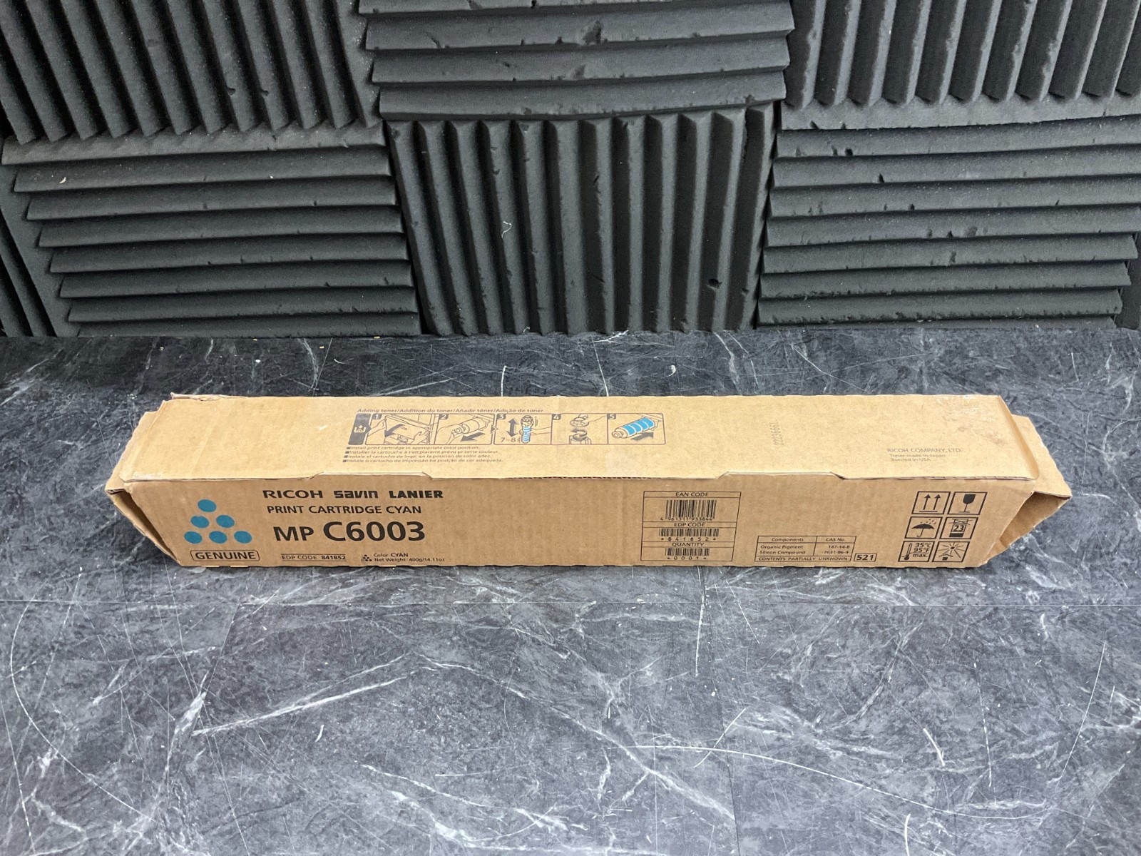 Ricoh High Yield Cyan Toner Cartridge MPC6003 841852 ✅ ❤️️ ✅ ❤️ OPEN BOX