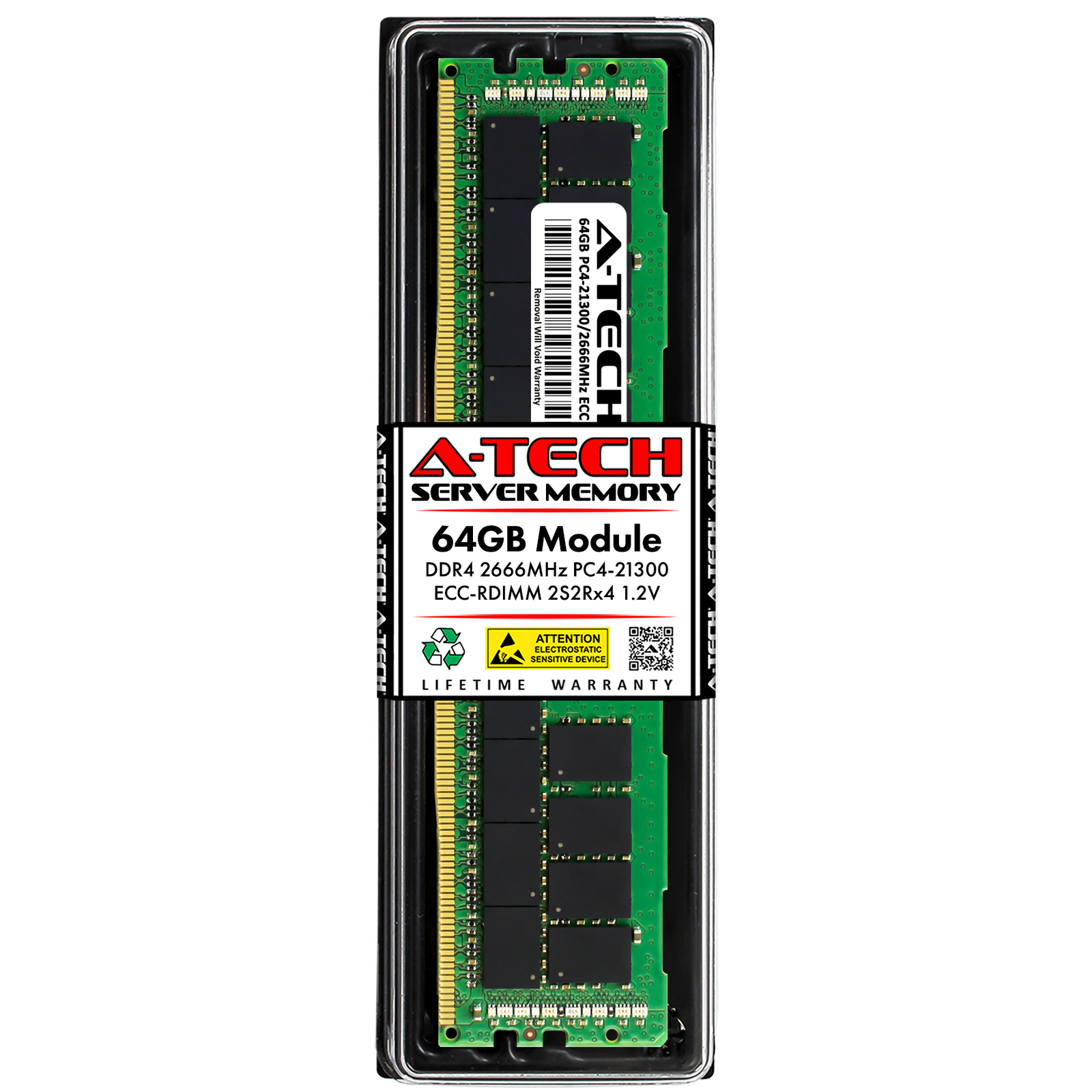 64GB 4Rx4 PC4-2666 RDIMM Supermicro 4028GR-TRT2 F628R2-FC0+ 440P-TNRT Memory RAM