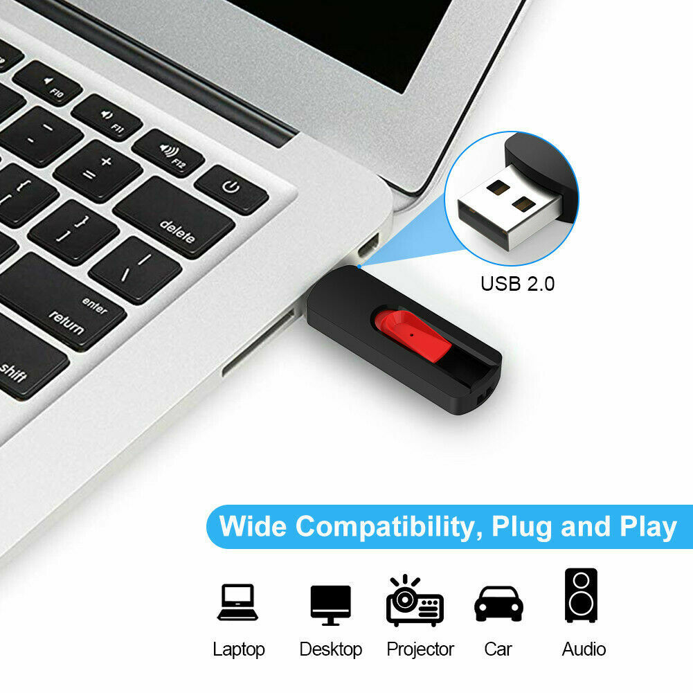 USB 2.0 Memory Stick Flash Thumb Pen Drive PC/Car/1GB 2GB 8GB 16GB 32GB 64GB LOT