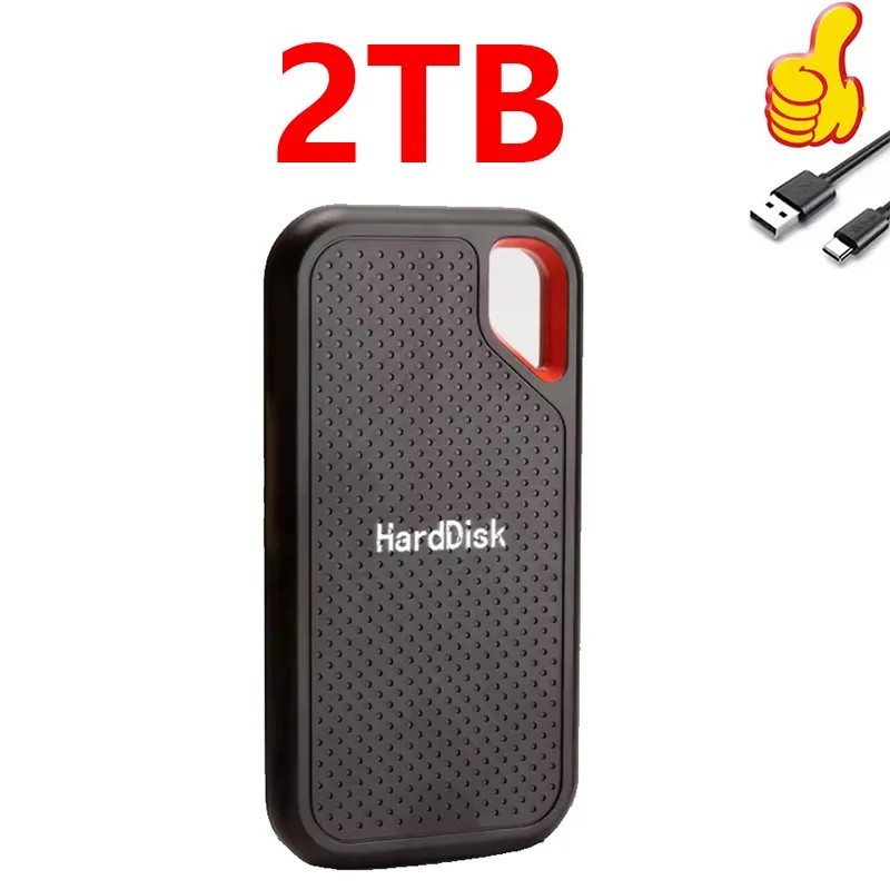 Huge Capacity Portable SSD 128TB High Speed External Hard