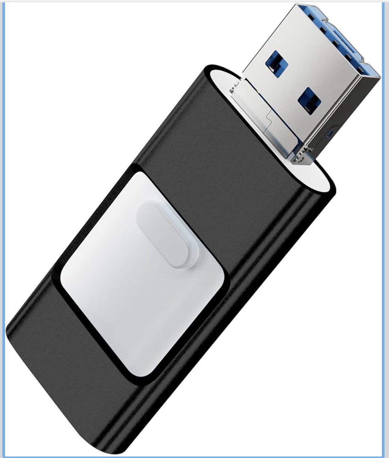 4 in 1 USB Flash Drive USB/Micro USB/USB-C/Lightning for iPhone Android 80MB/s