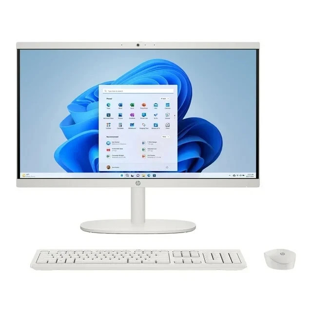 New HP 22″ All-in-One Desktop PC Intel N200 3.70GHz 8GB 128GB UFS Windows 11