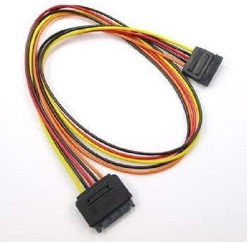 24″ 15-Pin Computer SATA Male to Female Power Extension Adapter Cable