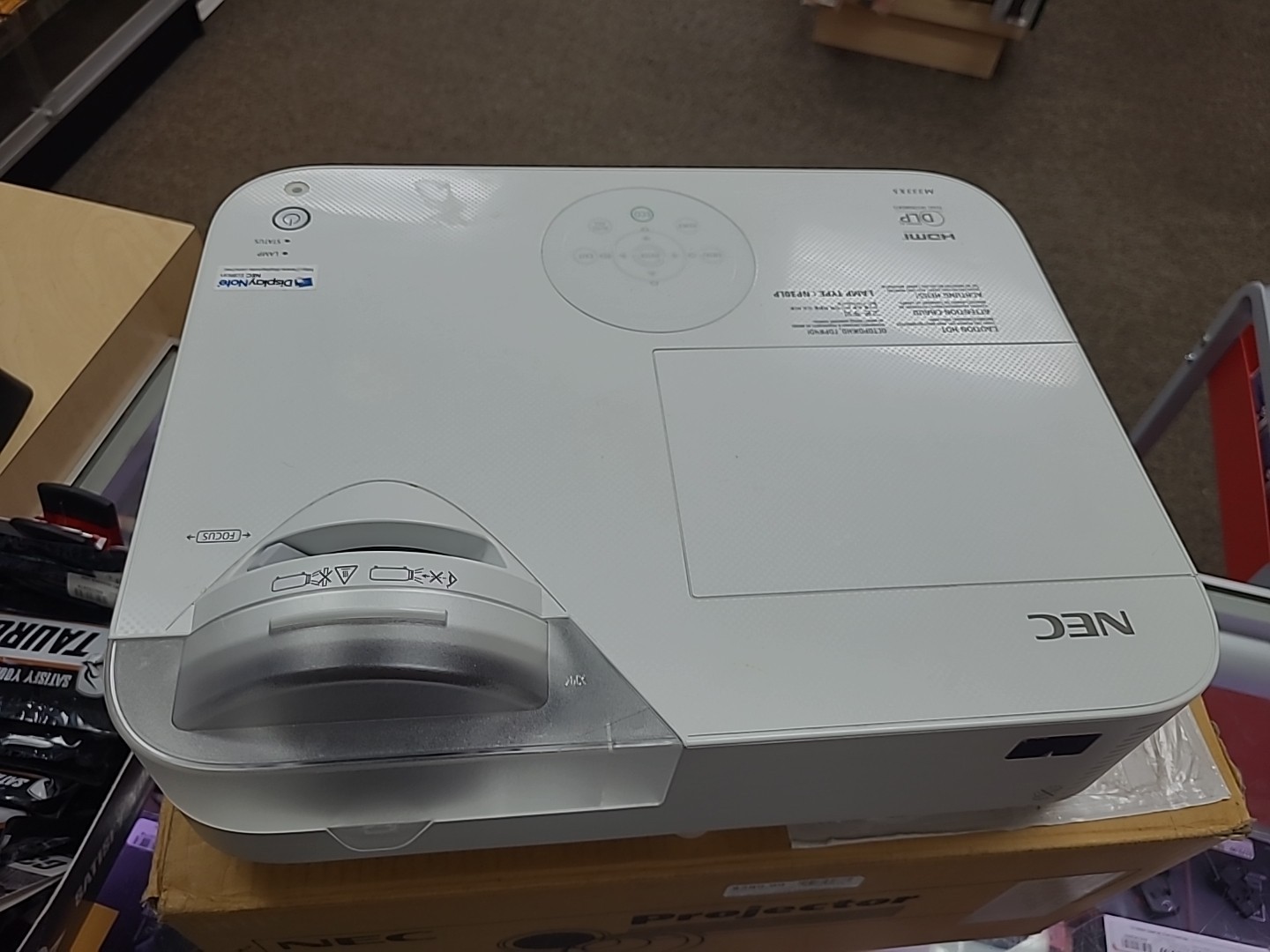 NEC NP-M333XS 1920×1080 Full HD Projector | 3300 Lumens