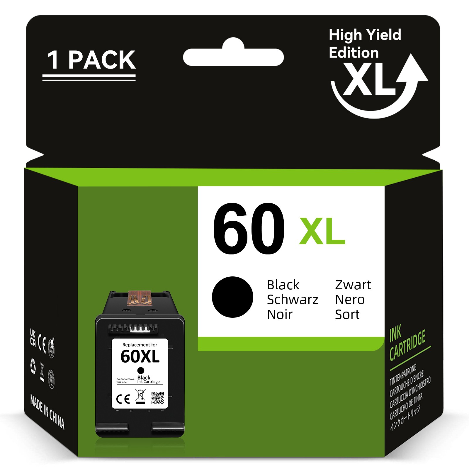 60XL 60 XL Ink Cartridges Compatible with HP Photosmart C4788 C4795 C4799 C4610