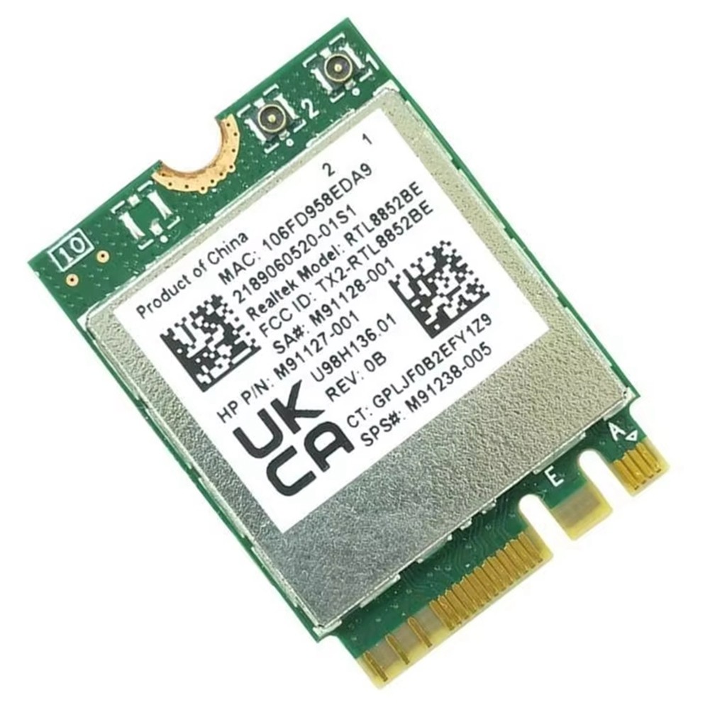 WIFI E8BE AX1800 WIFI6 1800M RTL8852BE WLAN 802.11ax Bluetooth5.2 M7336 Card