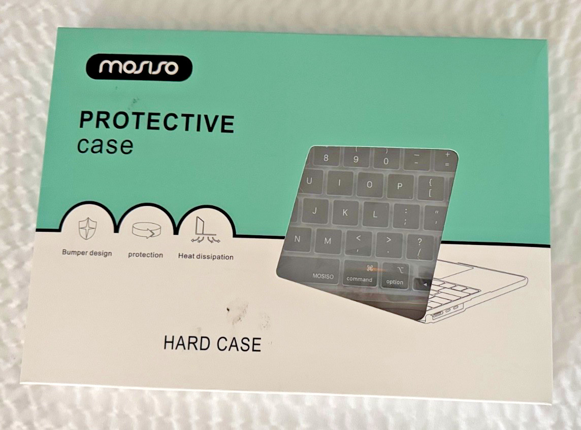 Mosiso Blk Heavy Duty Hard Case with Kickstand for MacBook Air 13.6 M5 2026-2022