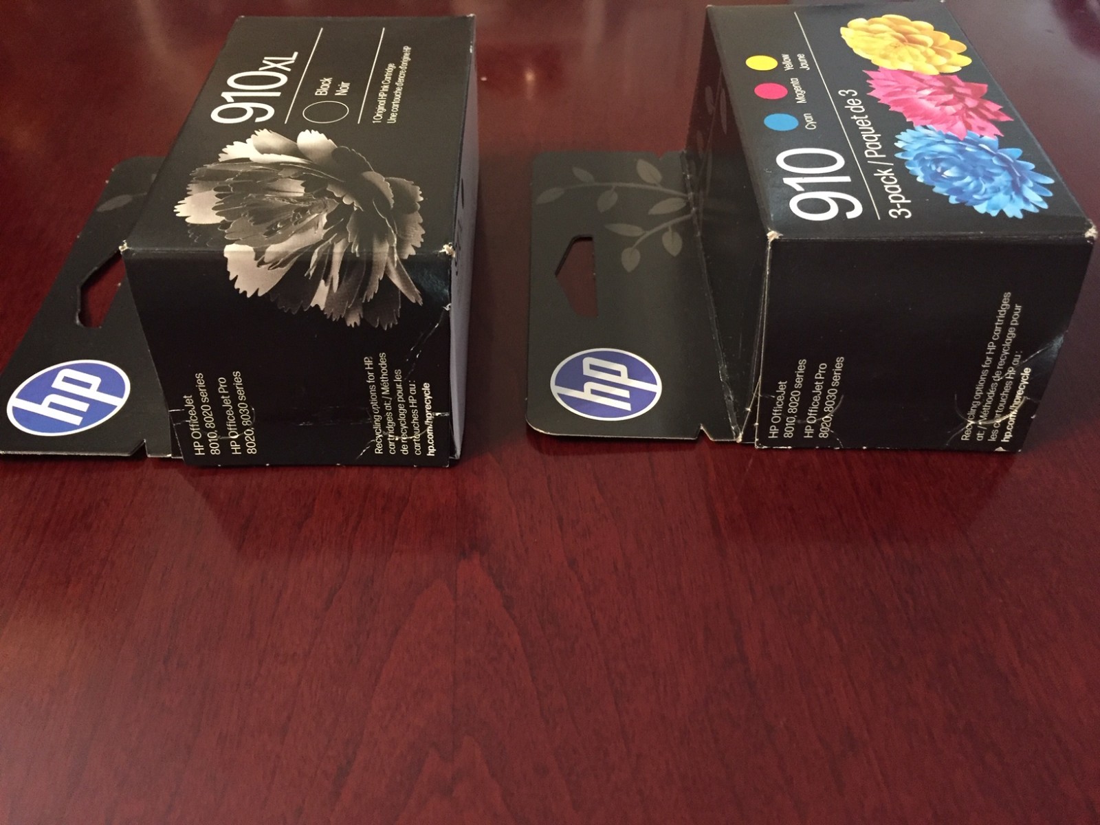 NEW – HP 910XL Black & 910 3-pack Cyan/Magenta/Yellow Original Ink Sept Oct 2027