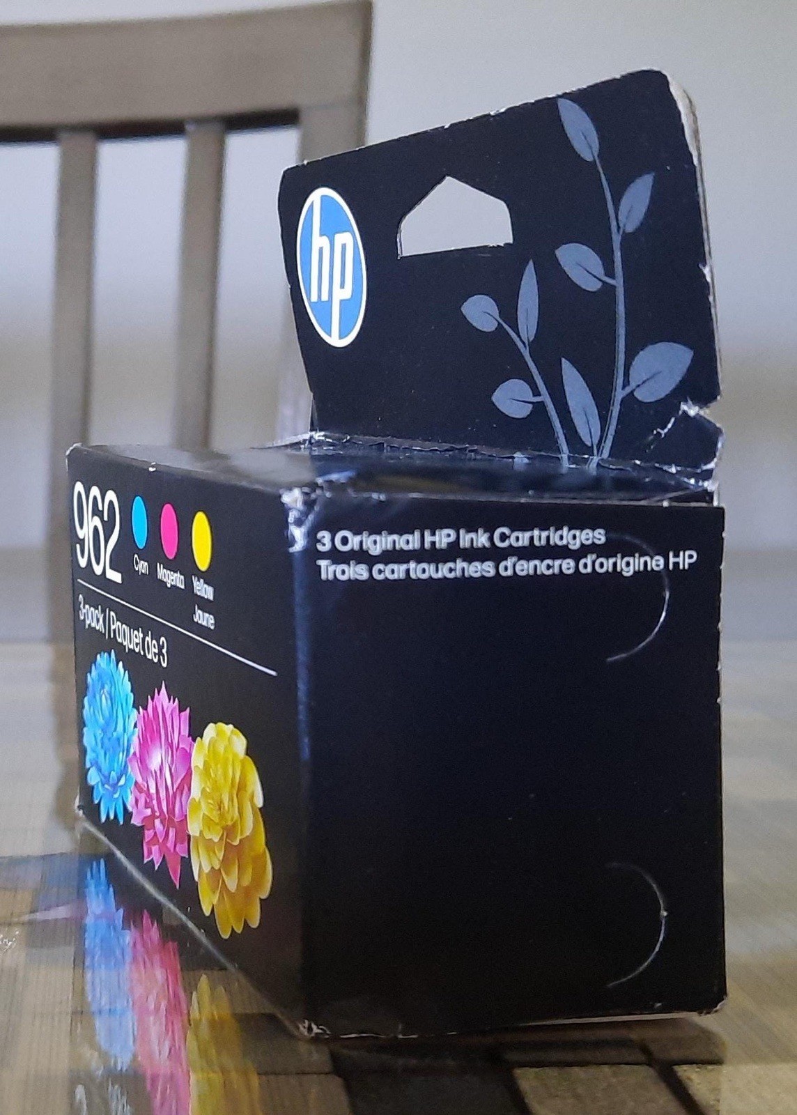3-PACK HP GENUINE 962 COLOR INK (RETAIL BOX) OFFICEJET PRO PREMIER Exp 01/2028