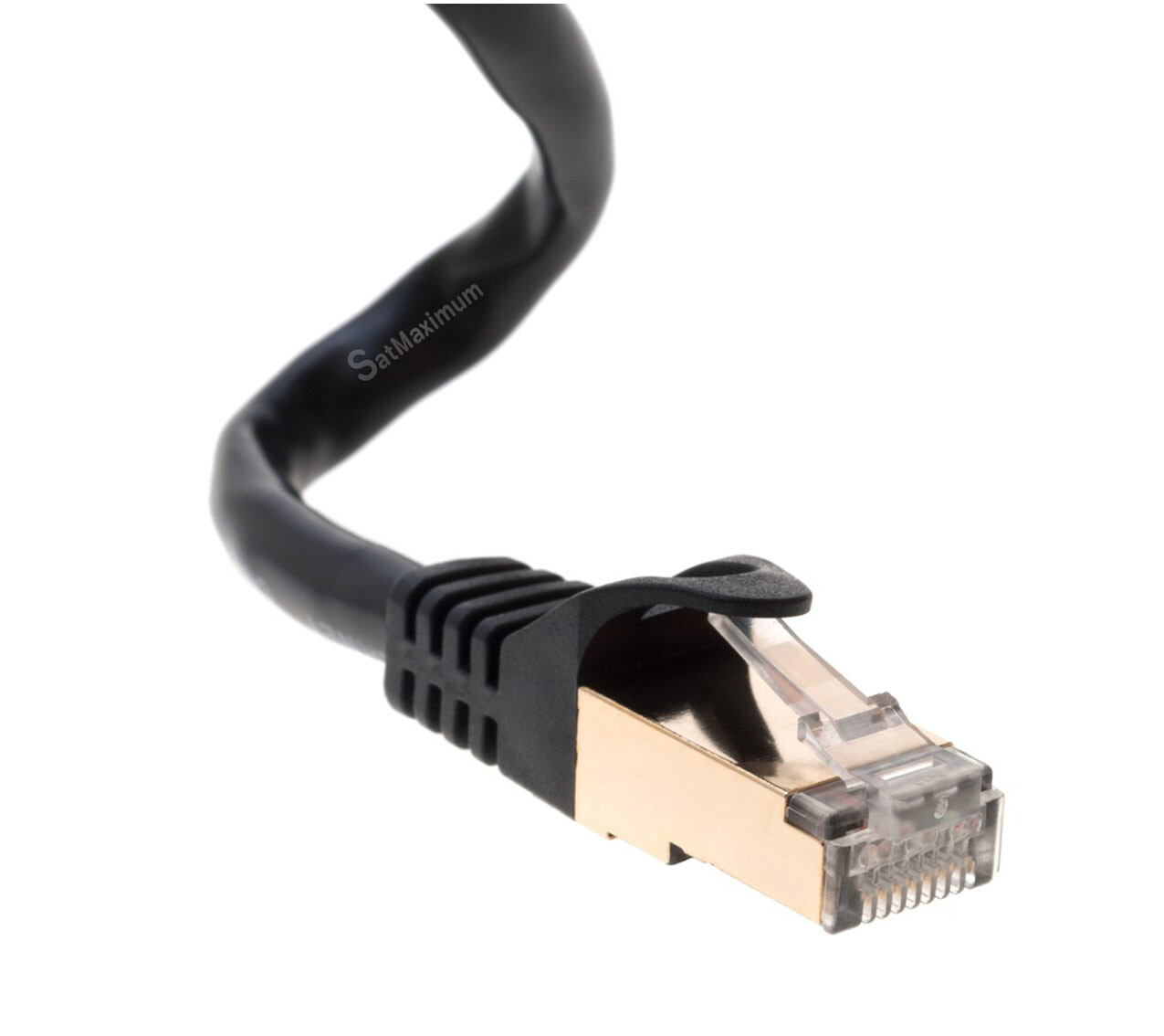 Cat7 S/FTP Ethernet Cable High Speed LAN RJ45 Patch Cord Black 25ft – 200ft LOT