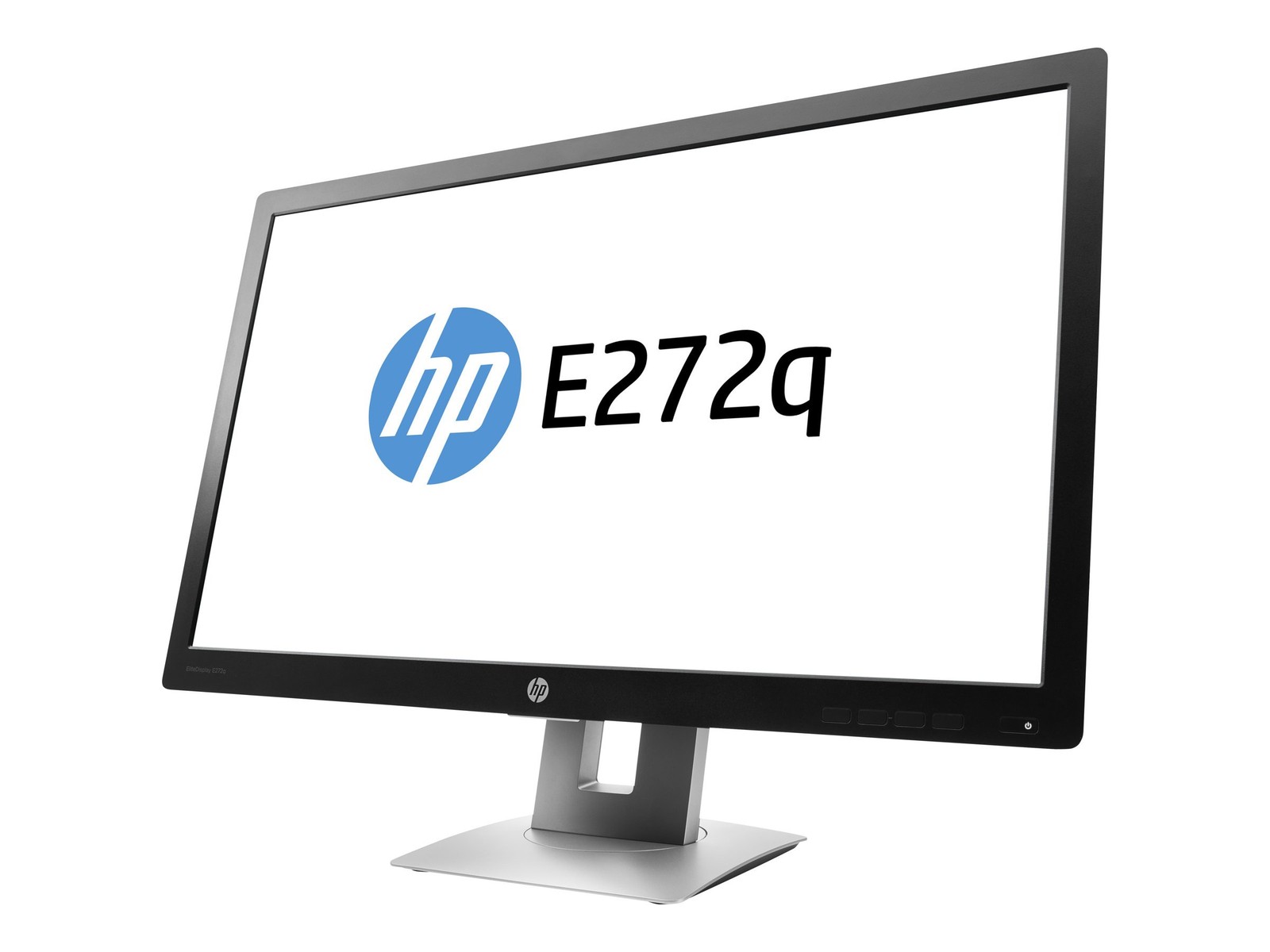 HP EliteDisplay E272Q 27” 1440P QHD LCD Monitor, Black/Silver Used Grade A