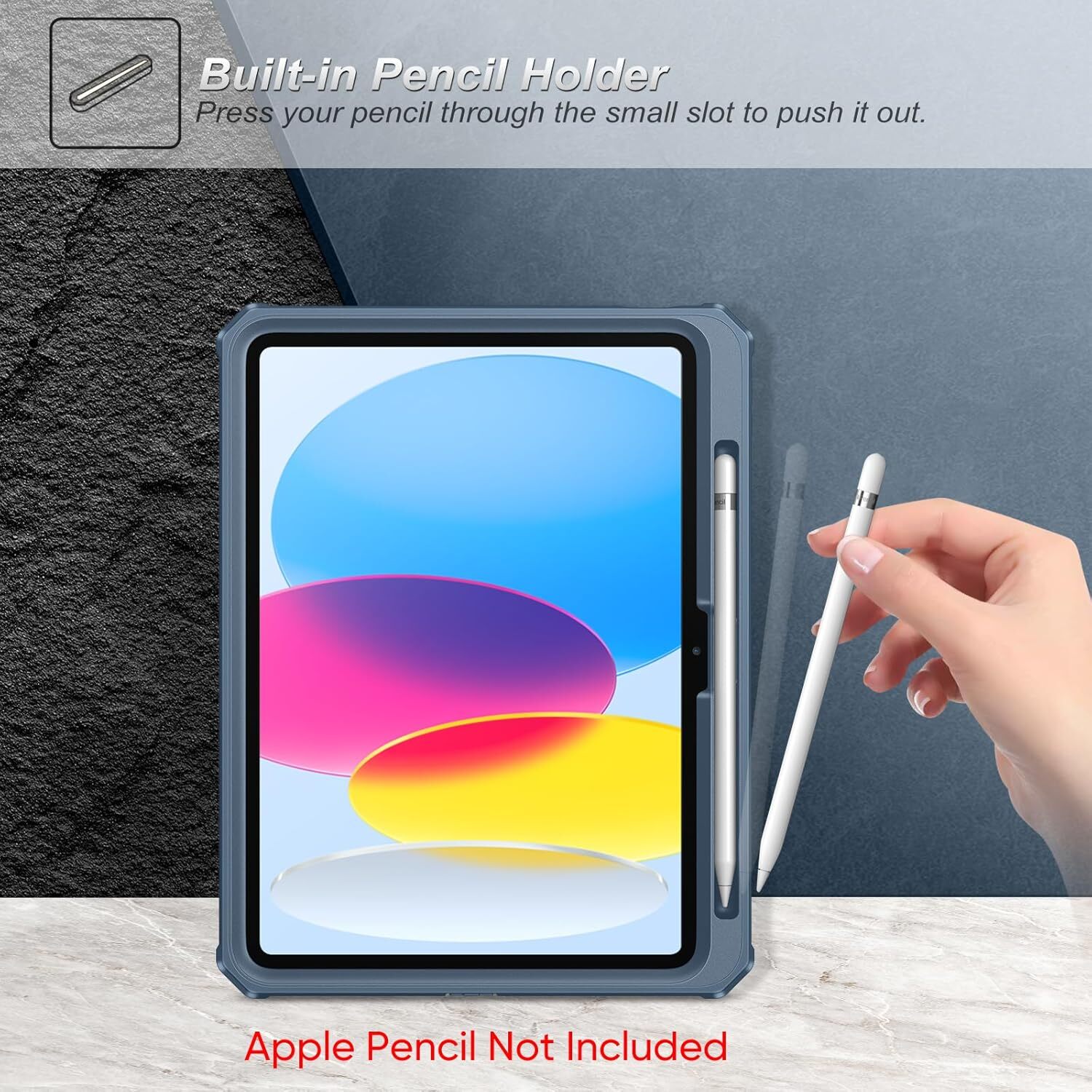 Case for iPad (A16) 11th Gen 11 Inch (2025) Rugged Cover with Screen Protector