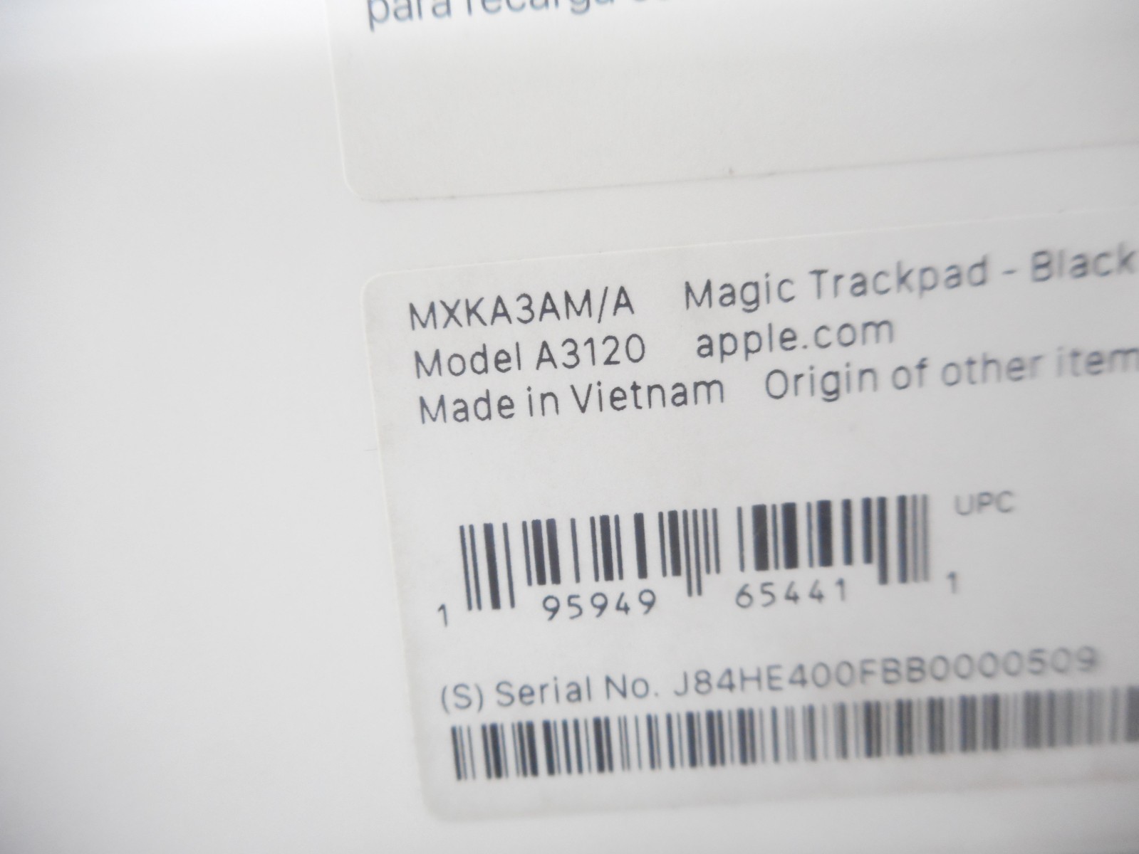 Apple Magic Trackpad Multi-Touch 2024 (USB-C) MXKA3AM/A – Black – OPEN BOX