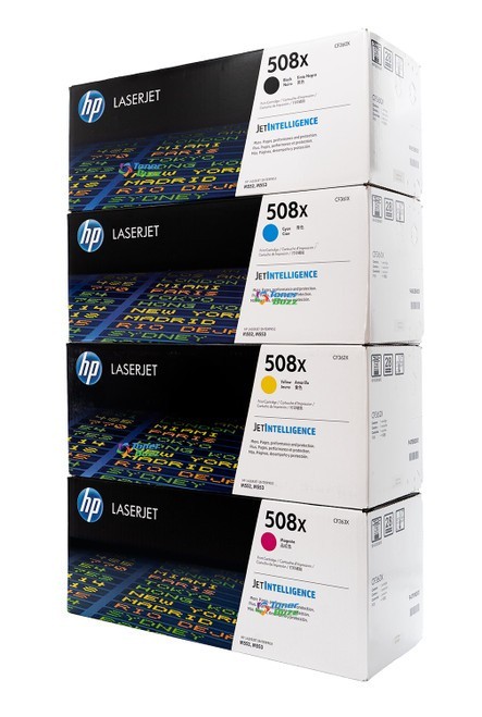 HP 508X High Yield Toner Set CF360X-CF363X Genuine OEM Factory Sealed