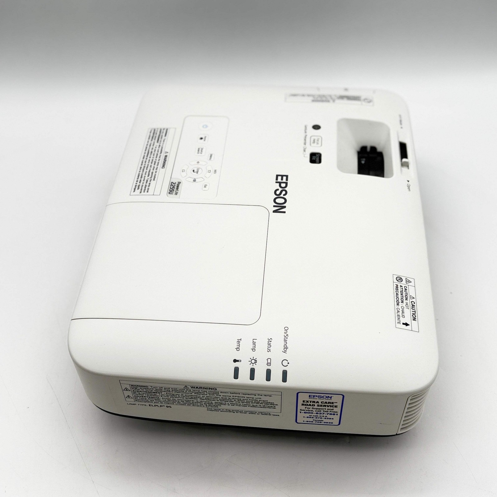 Epson PowerLite 2255U 3LCD Projector 5000Lm WUXGA 1080p Wireless LOW 190 Hrs