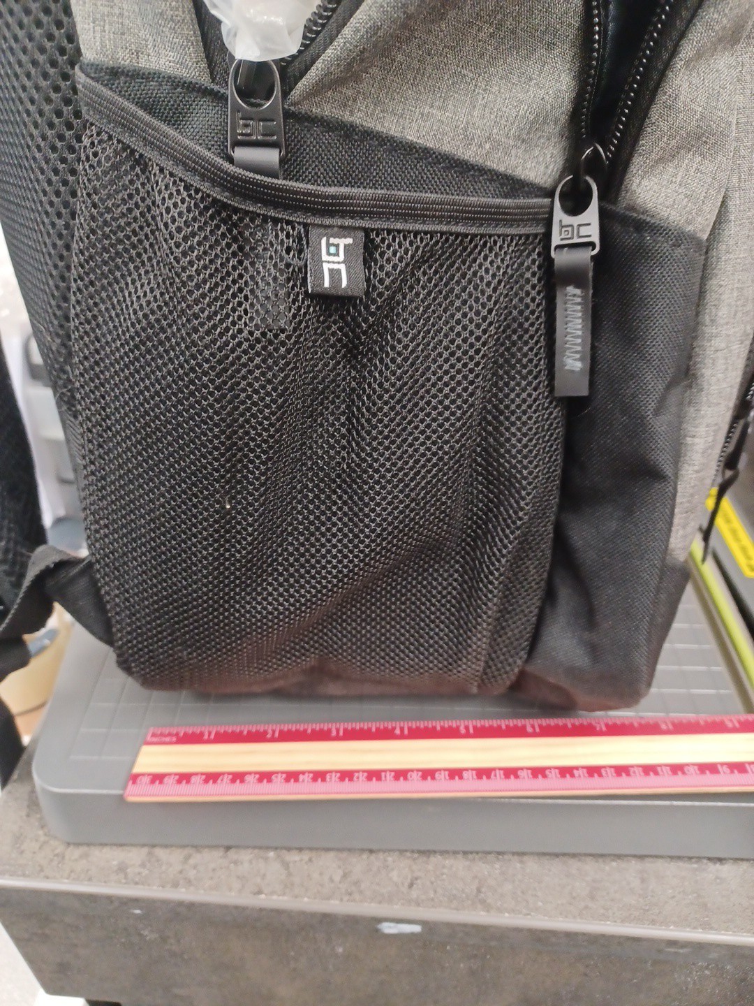 Matein Travel Laptop Backpack Grey Polyester Backpack Unisex Large