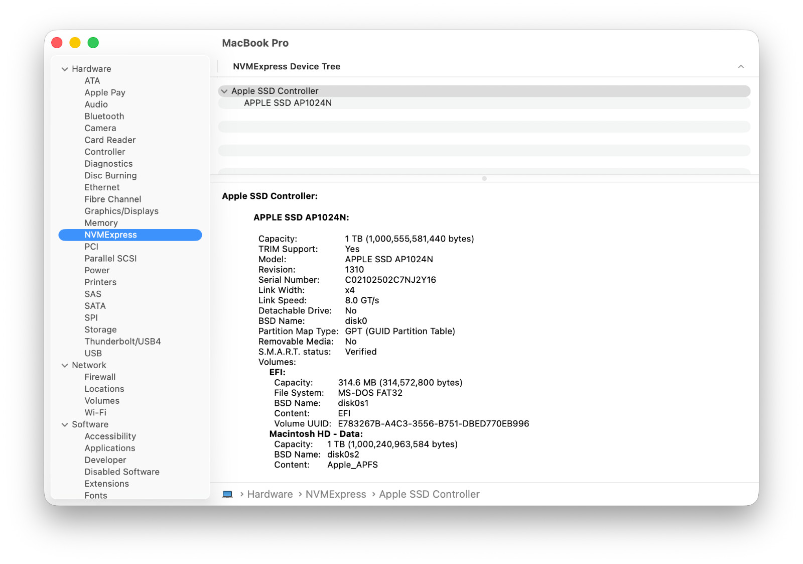 MacBook Pro (16-inch, 2019)‎ – Space Gray
