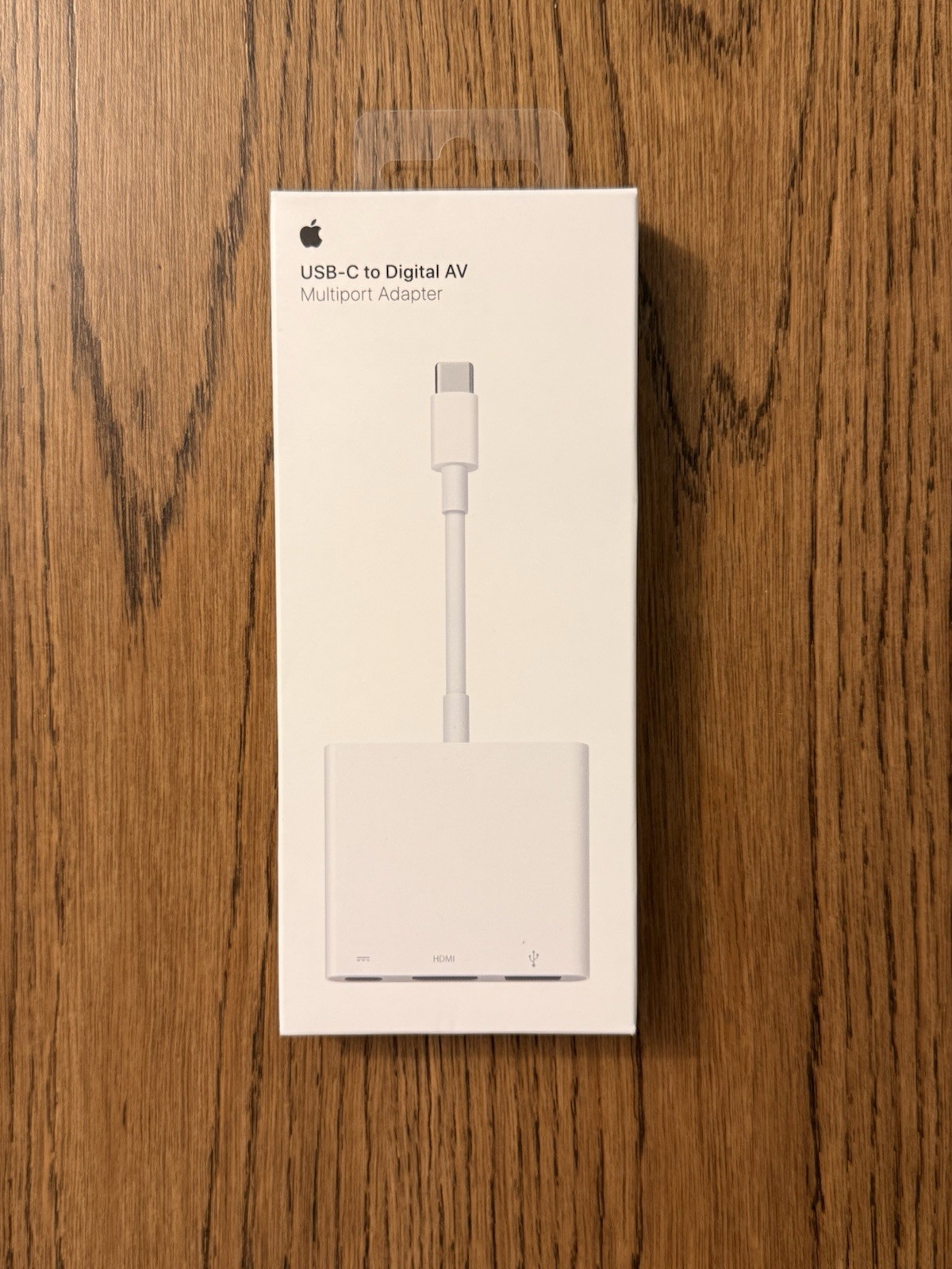 Apple USB-C Digital AV Multiport Adapter White HDMI USB-A USB-C 1:3