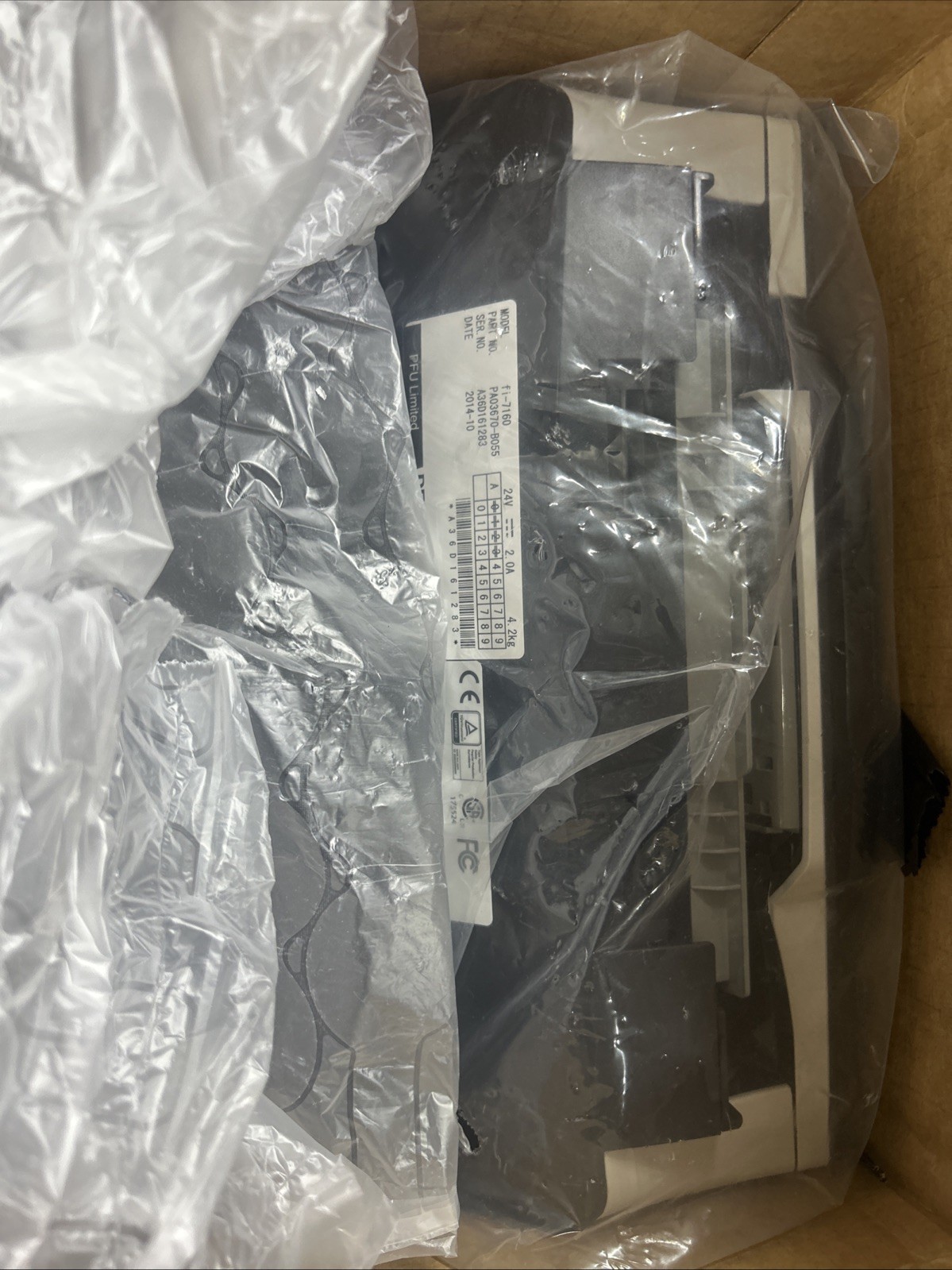 Full Package in Box Fujitsu fi-7160 Color Duplex Scanner