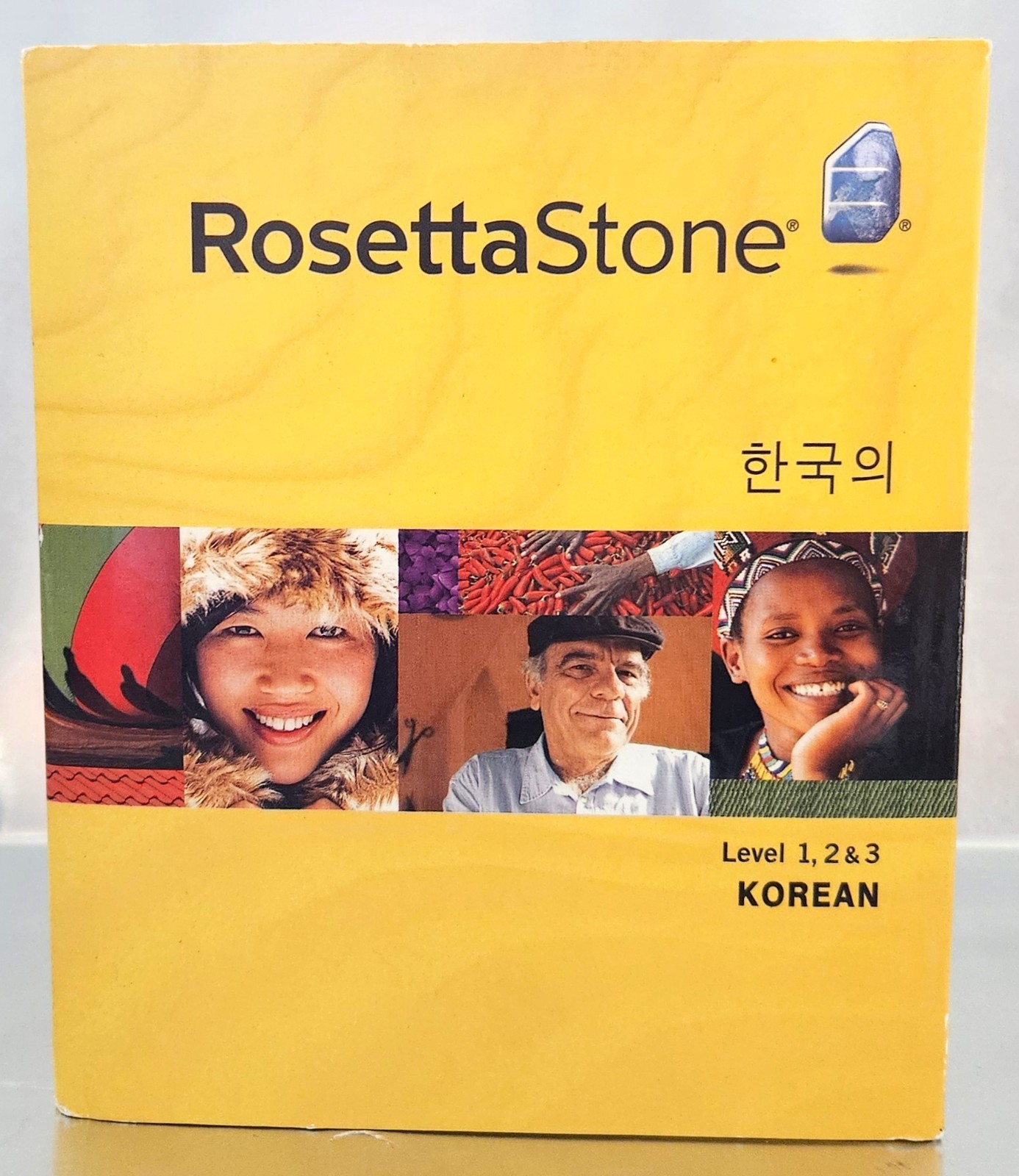 Rosetta Stone Korean Levels 1-3 Box Set Complete Course CD