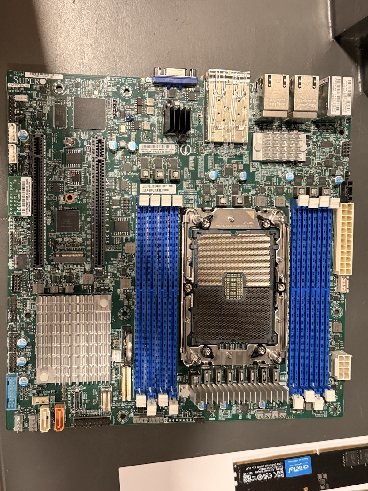 Supermicro X12SPZ-SPLN6F Rev 2.00