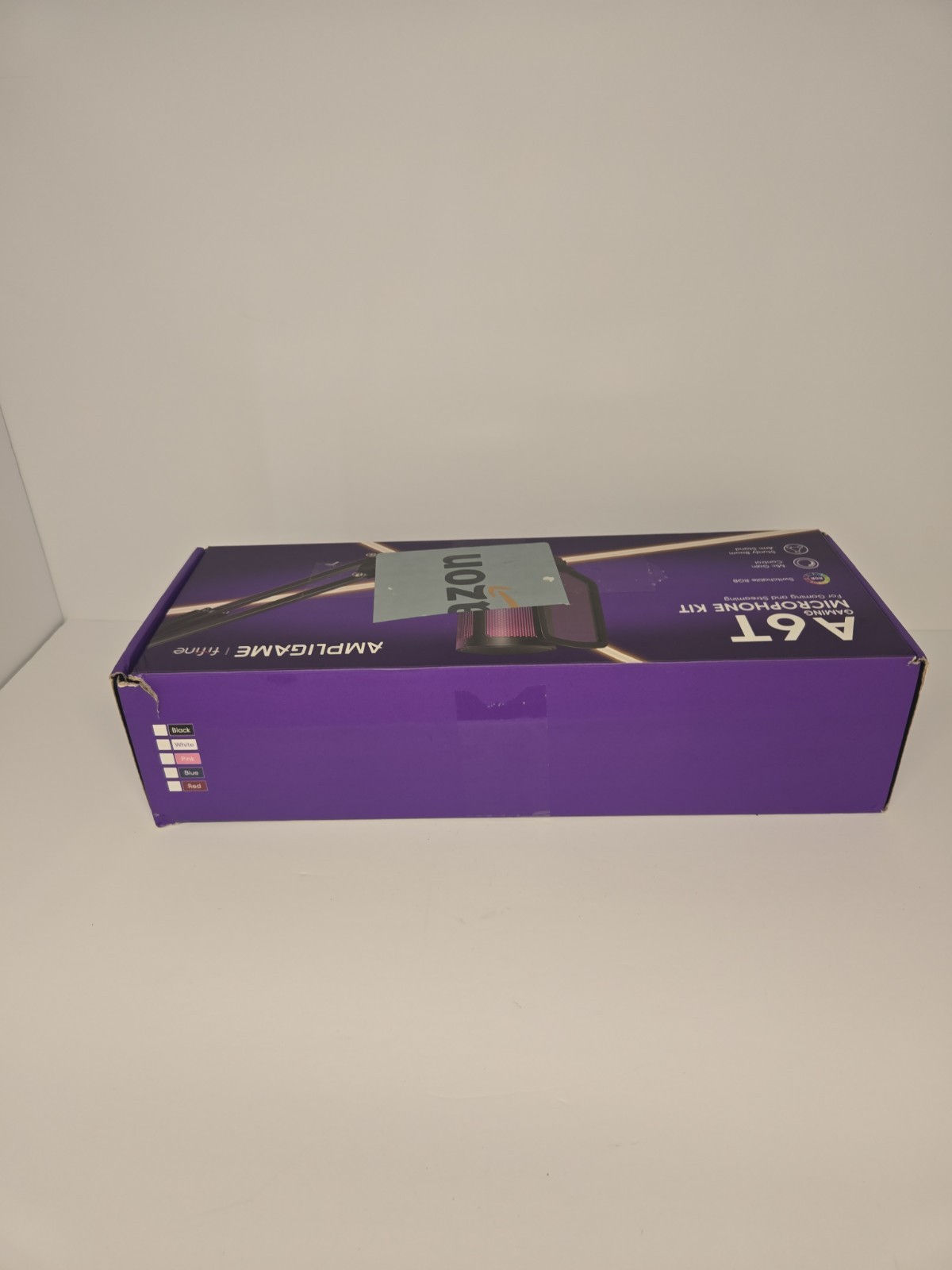 Fifine Ampligame A6T Gaming Microphone Kit With RGB Lighting Effect TESTED-WORKS