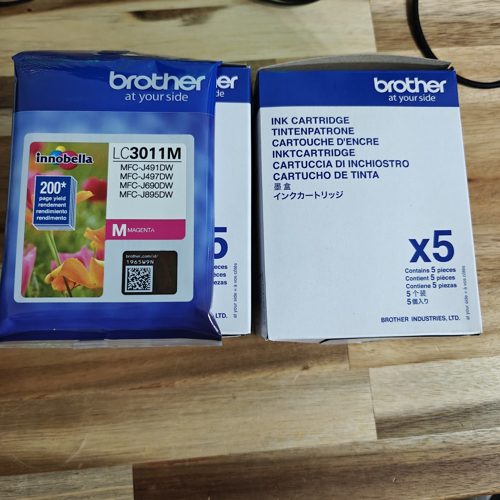 Brother LC3011M Ink Cartridge Magenta Exp. 2022 Lot Of 10!
