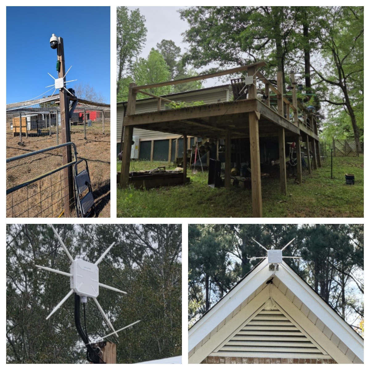 AX3000 Long Range Outdoor WiFi 6 Extender Signal Booster for Large Yard/Farm/RV