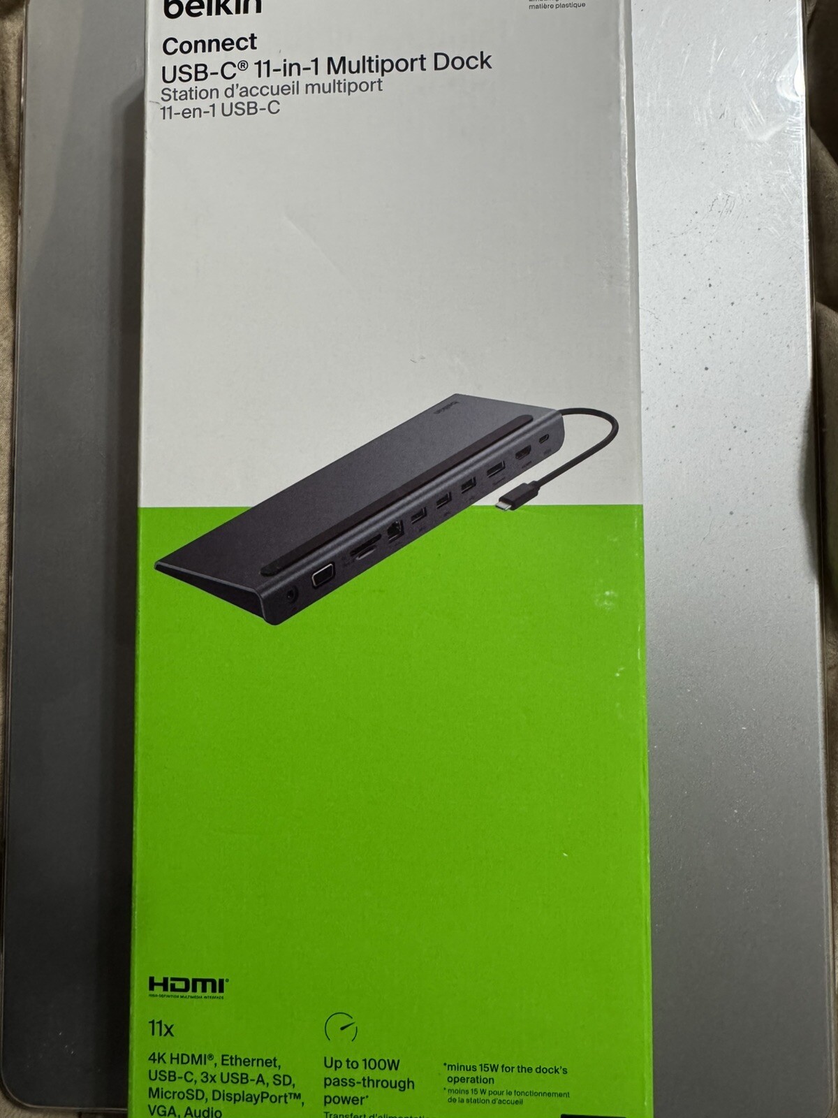 new Belkin 11-in-1 USB C Hub with 4K HDMI, DP, VGA, 100W PD Docking Station