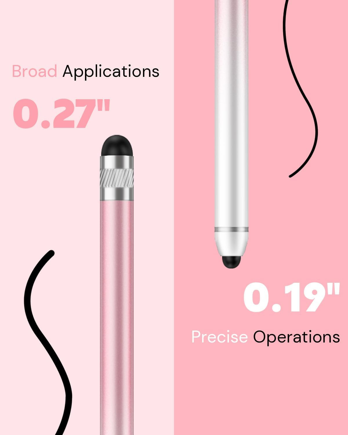 Stylus Pen for Touchscreen, Dual-End High Sensitivity Capacitive Stylus Pen