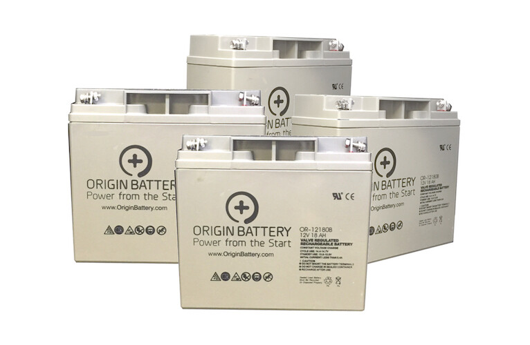 APC SU24XLBP Battery Replacement Kit – 4 Pack 12V 18AH AGM w/2 Year WRTY