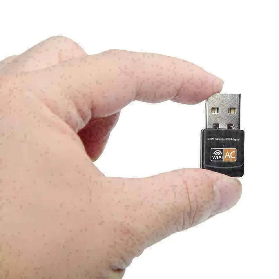 Lot of 100 x AC600 Mbps Dual Band 2.4/5Ghz Wireless USB Mini WiFi Network 802.11