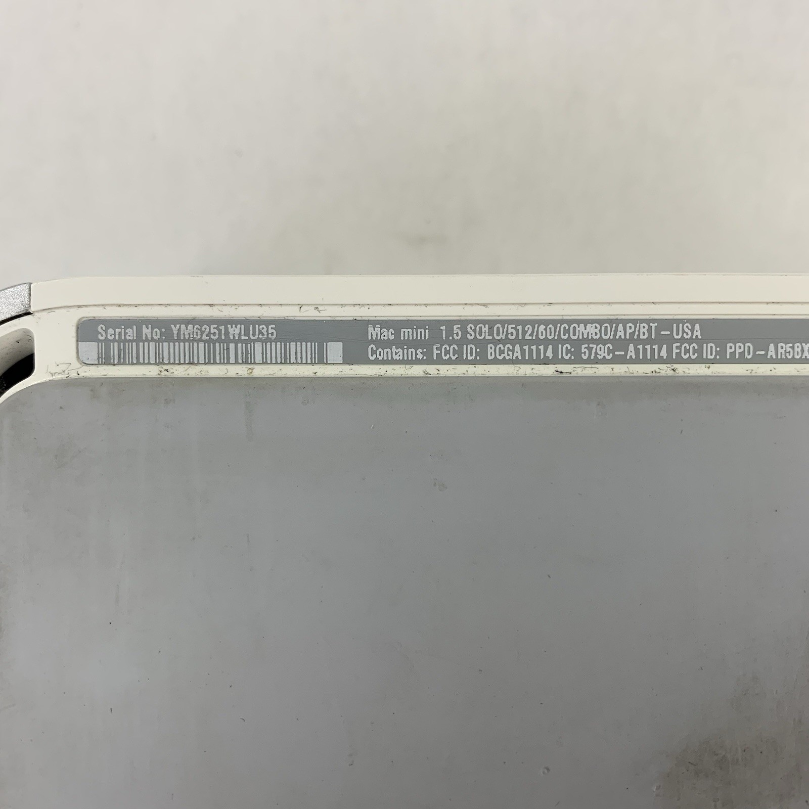 Apple Mac Mini Core Solo A1176 Core Solo 1.5 GHz 512 MB RAM No OS No HDD