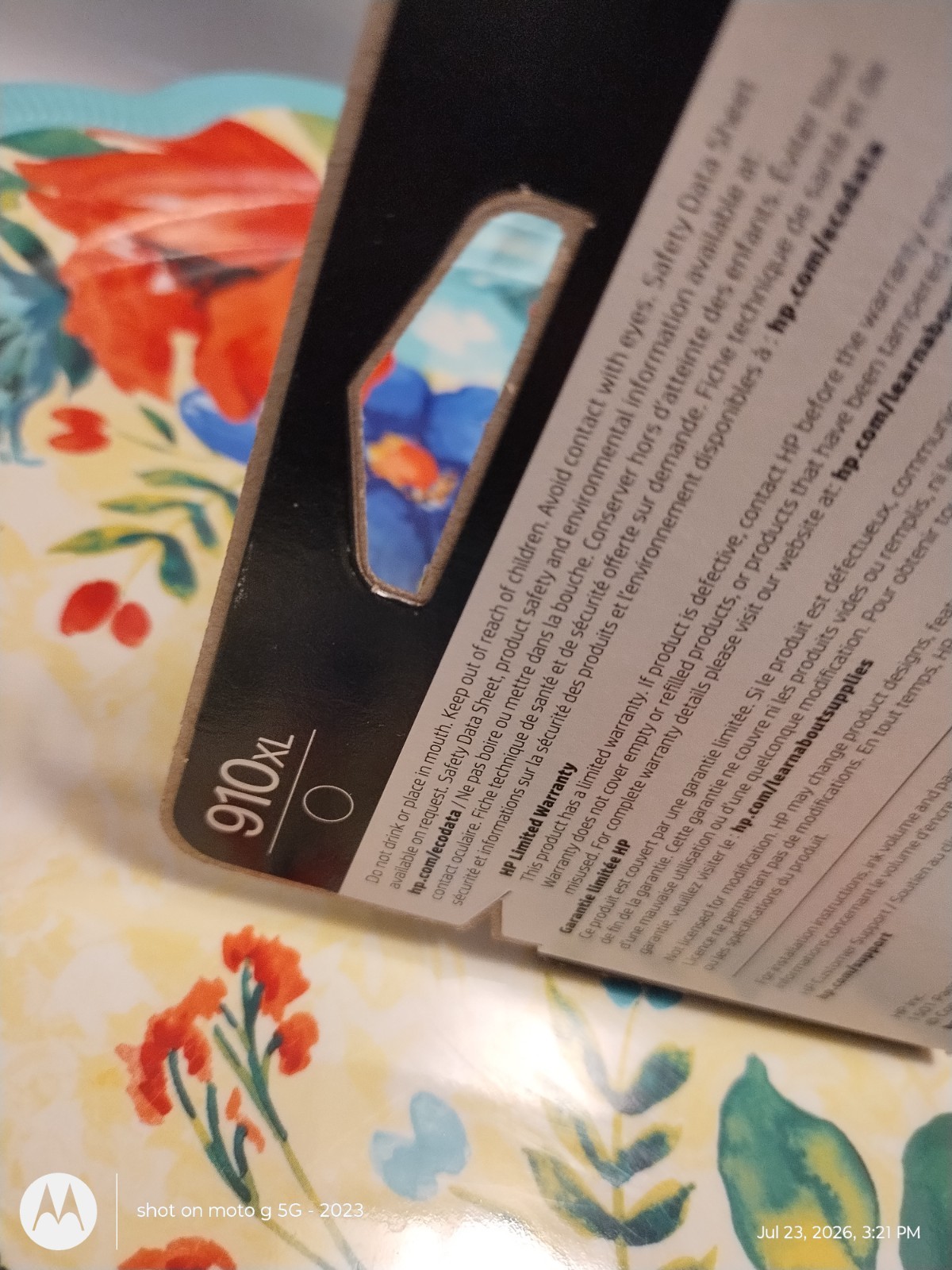 Hewlett Packard (HP) 910XL Black High-Yield Ink Cartridge (3YL65AN)