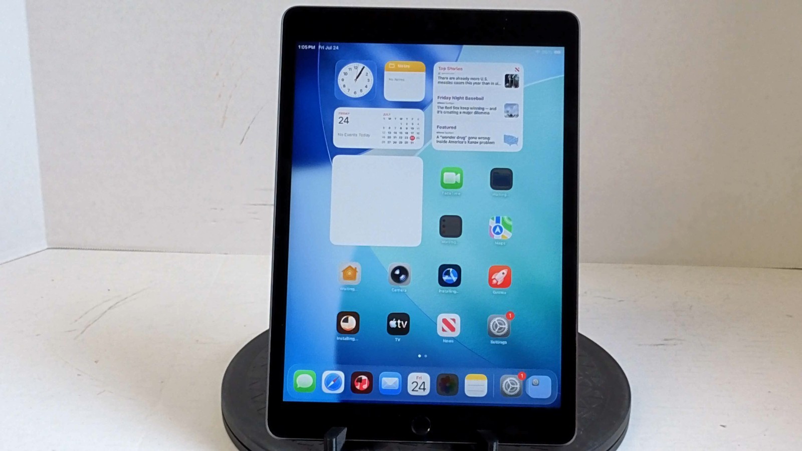 Apple iPad (9th Generation) A2602 64 GB, Wi-Fi, 10.2 in – Space Gray