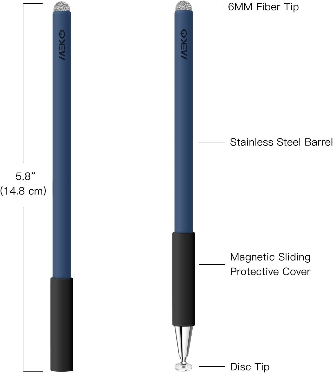 Touch pen iPad iPhone Android MEKO stylus pen smartphone two tablet and iphone