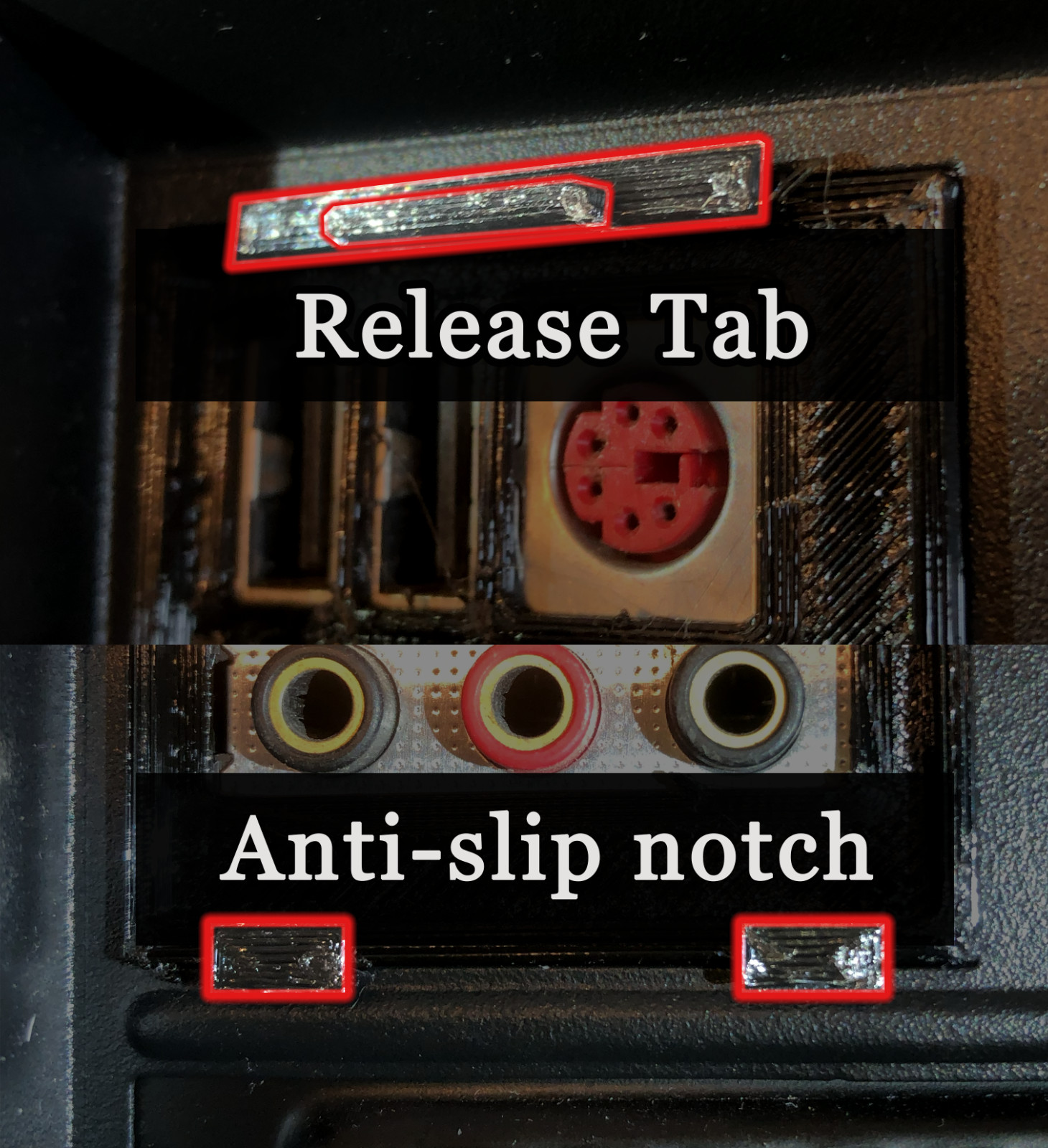 [Fast Shipping] Motherboard Input Output Shield, IO Shield, 3D Printed