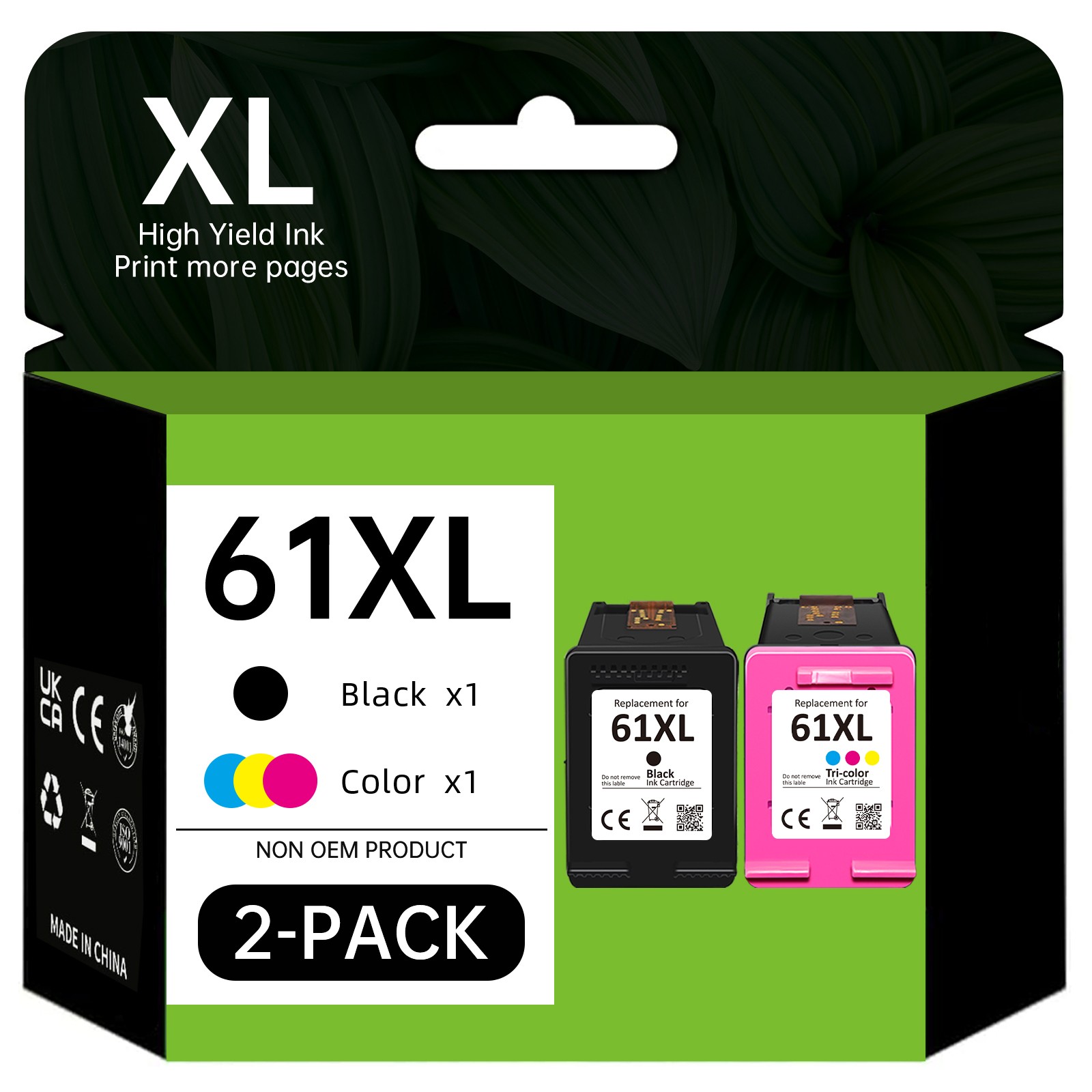For HP 61XL 61 XL Ink Cartridge for HP ENVY 4500 4501 4502 4504 5530 5531 5535
