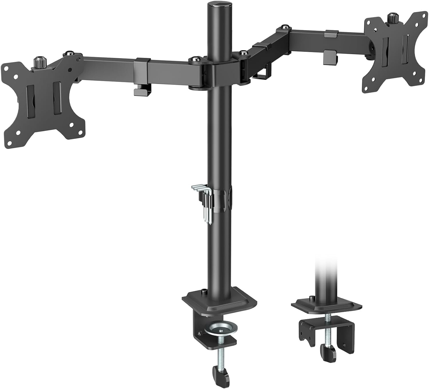 Dual Monitor Mount, Dual Monitor Stand for Two 17″-32″ Flat/Curved Computer Dual