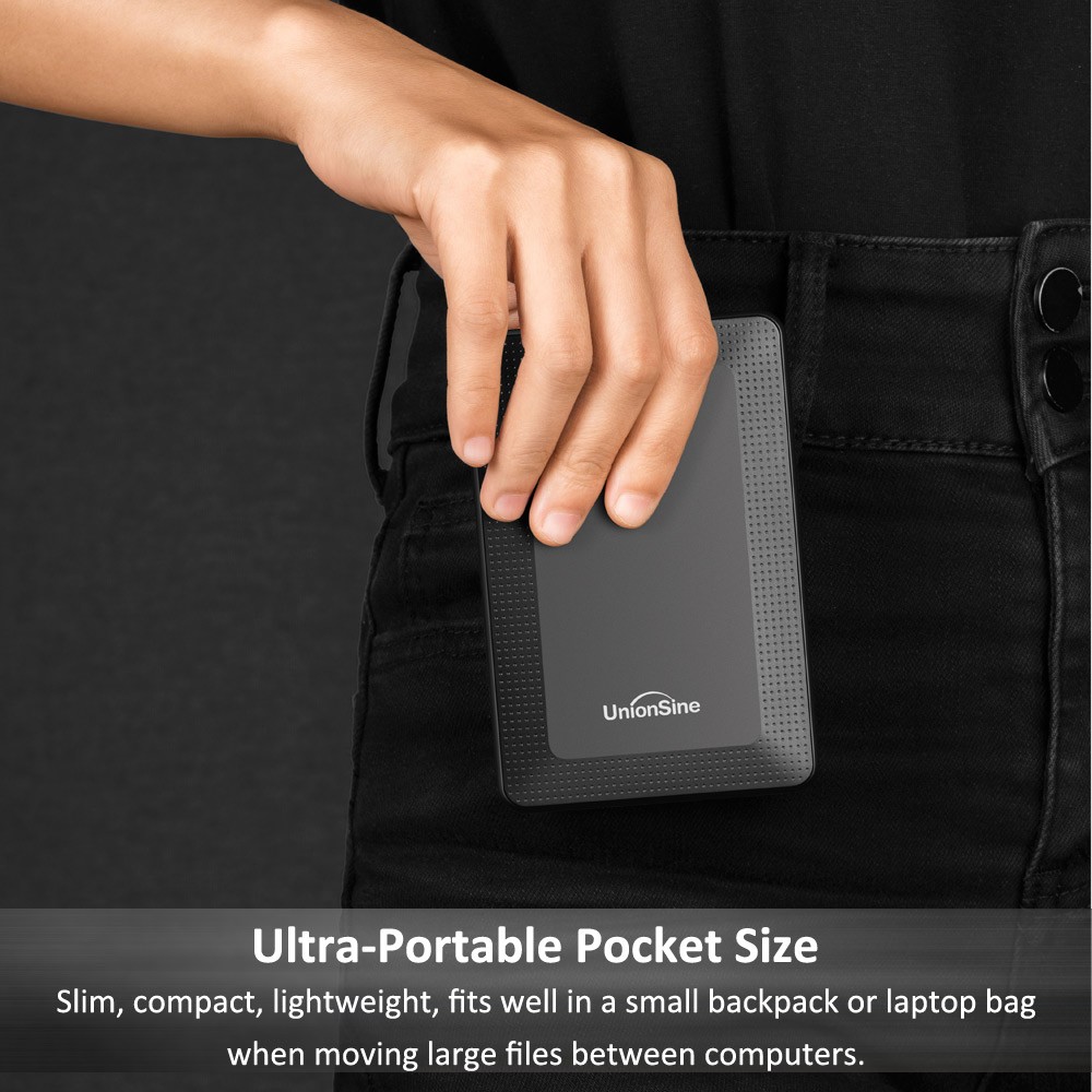 USB 3.0 SATA HDD External Hard Drive Portable Desktop Mobile Hard Disk 500GB 1TB