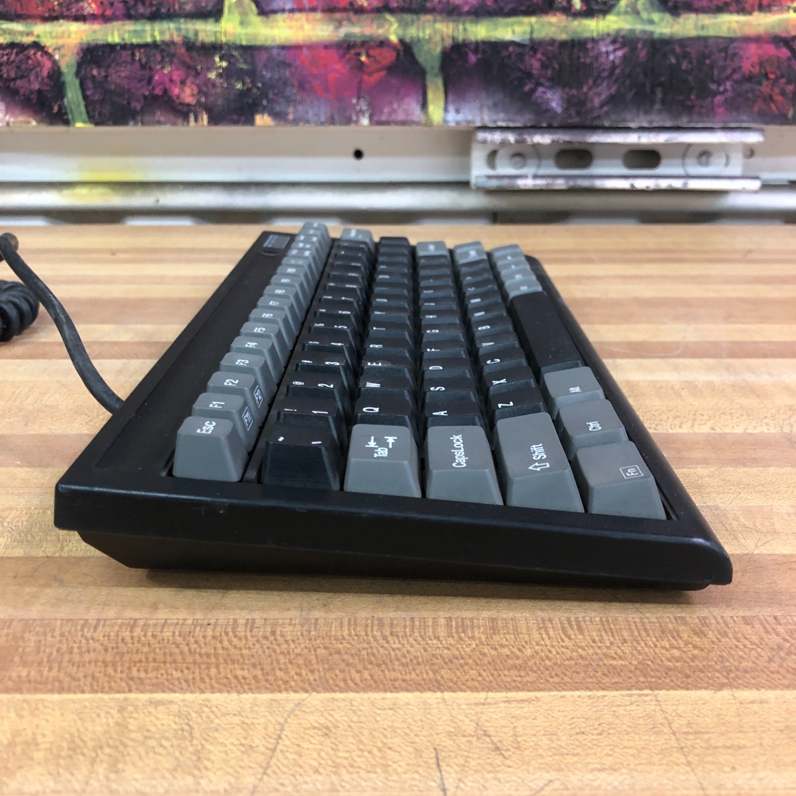 BTC 5100 Compact AT 5-Pin DIN Computer Black Mini Keyboard (TESTED WORKS)