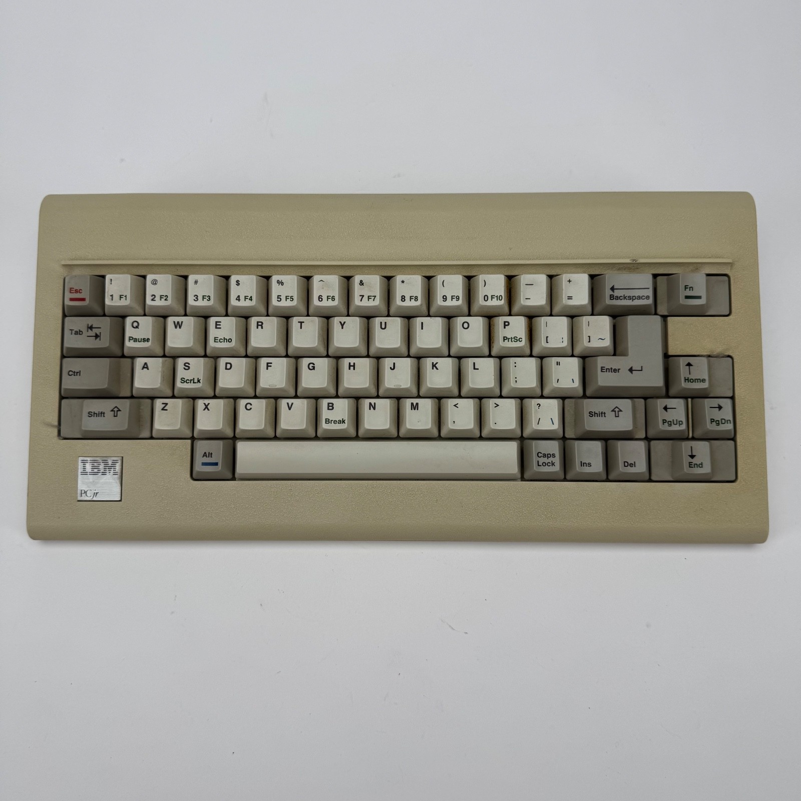 IBM PCjr Keyboard Model 7257 (1983) Vintage Wireless Infrared Computer Keyboard